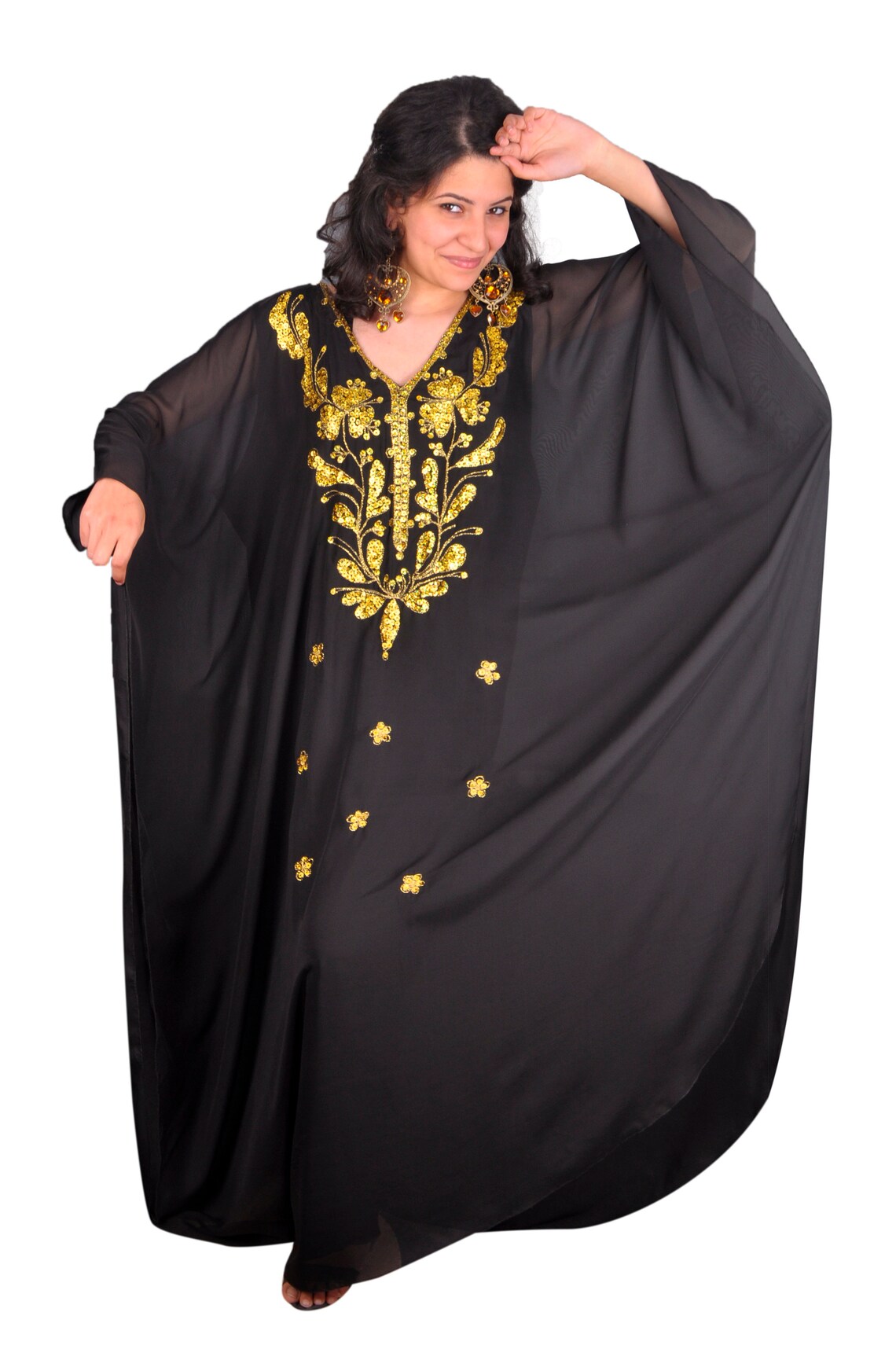kaftan butterfly nighty