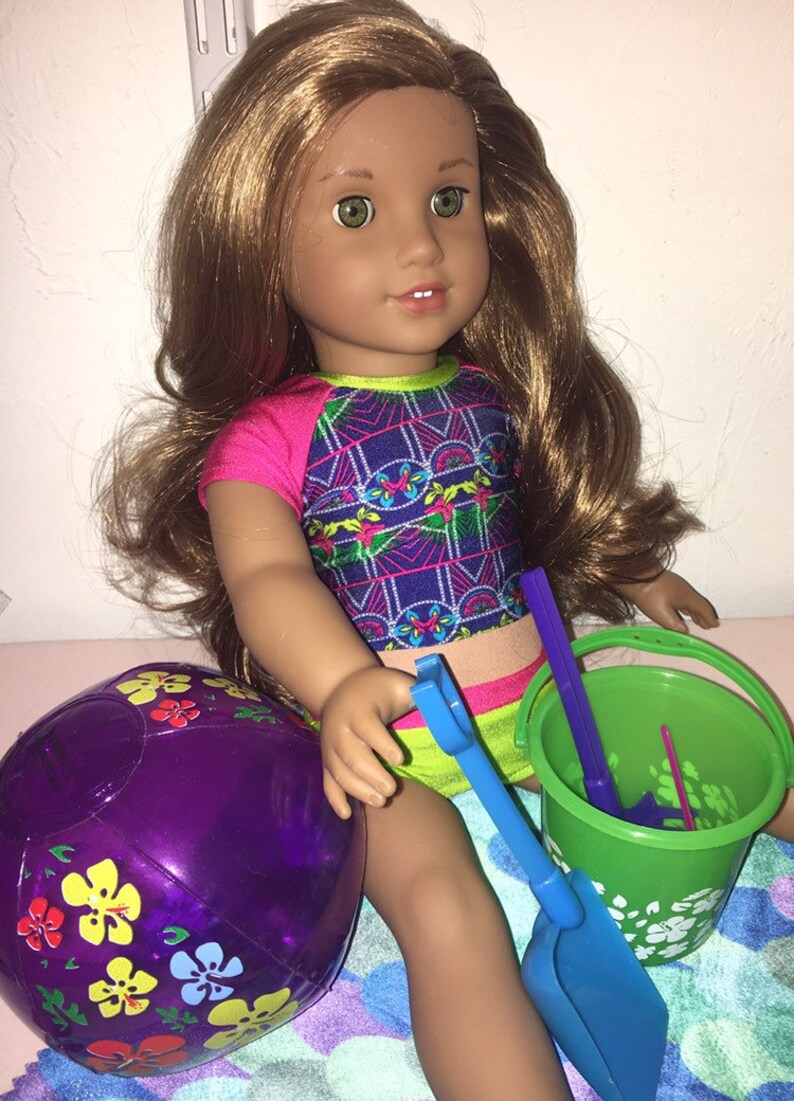 American Girl Doll Custom Made Beach Setbeach Bag Mermaid Beach