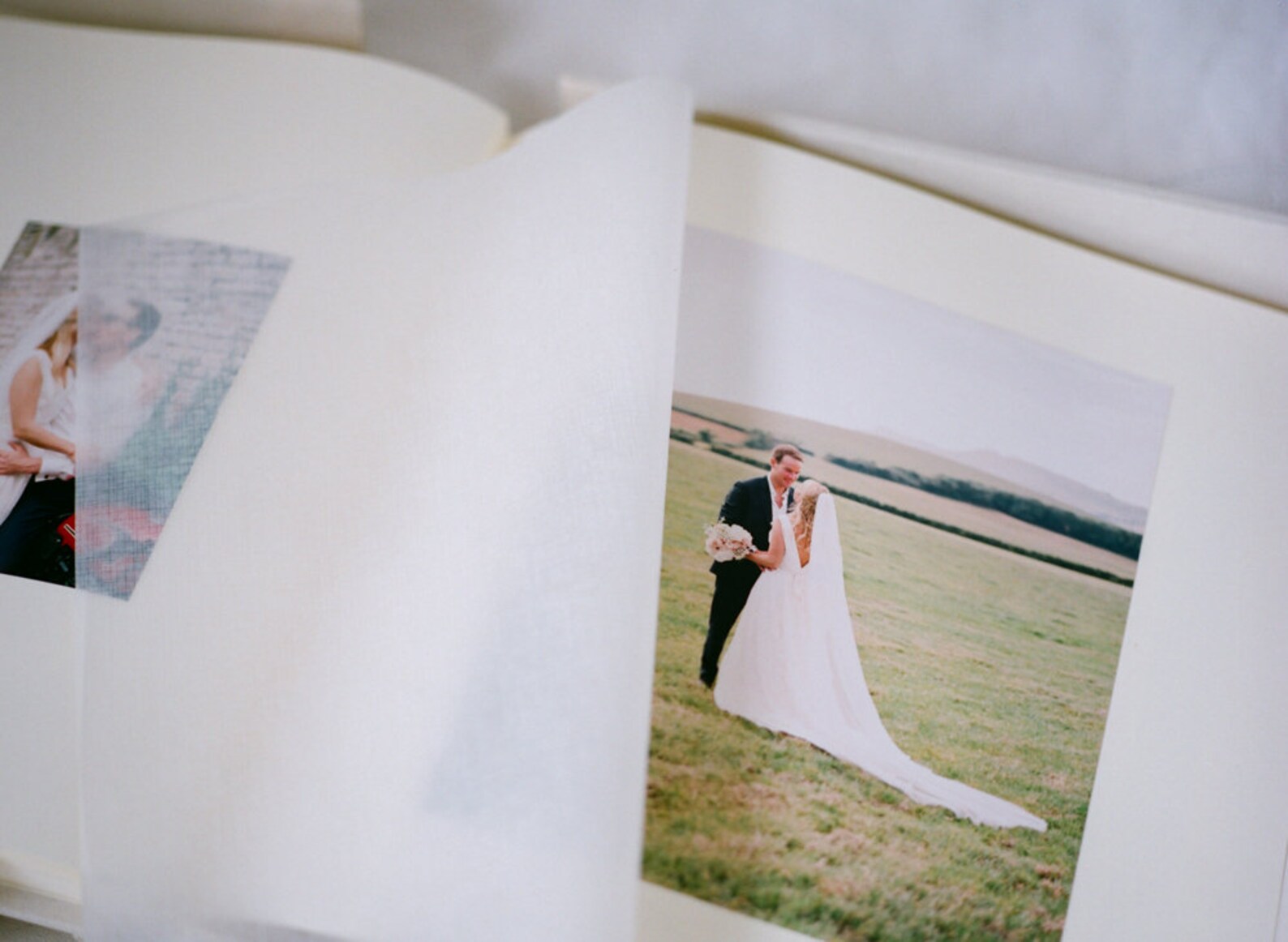 12 x 12 Bespoke wedding album & storage box bound in Etsy