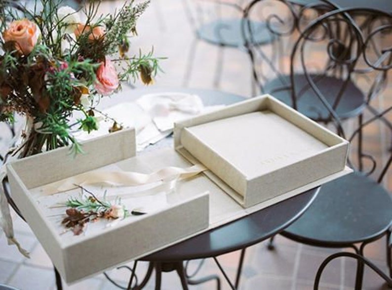12 X 12 Personalised Wedding Album & Storage Box Bound Etsy