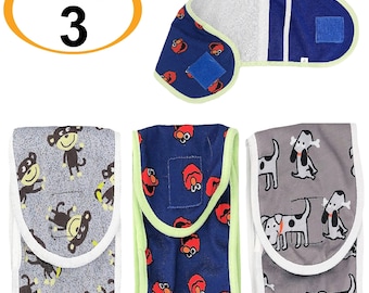 3-Pack Male Dog Belly Bands – Reusable Non-Absorbent Puppy Diapers, Small Breeds
