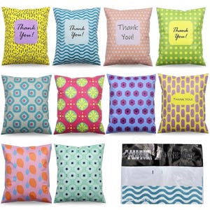 10" x 13" Poly Mailers 2.4Mil Thick Designer Shipping Envelope Mailing Bags Colorful Patterns