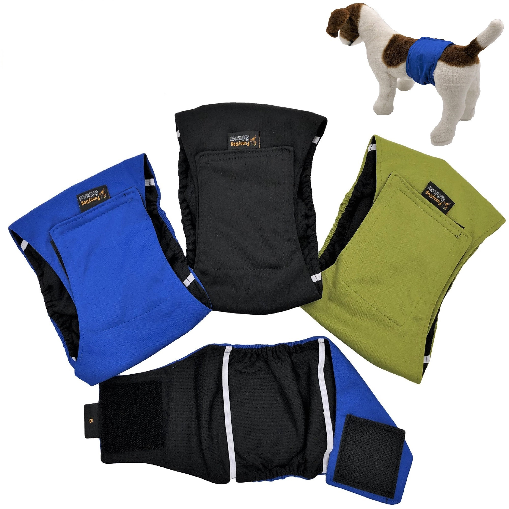 Male dog top pee wraps