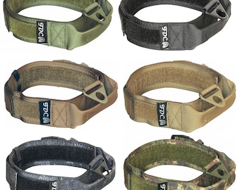 Heavy Duty Tactical Dog Collar: Military K9, 1.5" Width