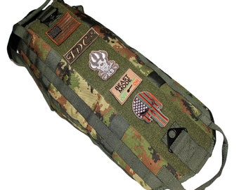 Tactical Dog Vest Harness, K9 Military Training, Hook & Loop Patch Panel