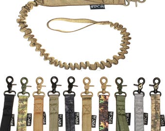 Tactical Dog Leash Control Handle Police Military Training Army Elastic Bungee