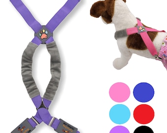 Dog Suspenders for Pet Clothes Apparel Diapers Pants Skirt Belly Bands Small Medium and Large Dogs