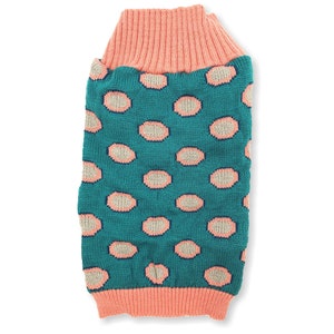 Dog Sweater Knitted Fashion Warm Soft Winter Clothes for Small Large Pet Cat Puppy XXS XL Polka Dots