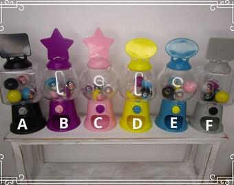 miniature gumball machine playscale candy gum ball blythe holala ellemeno twinles pukifee mui chan