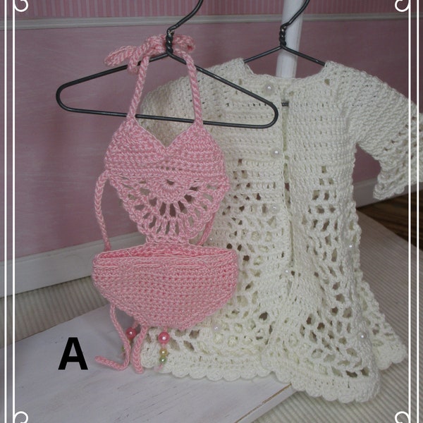 BJD clothes for YoSD darladelights spampy handmade outfits dresses shoes crochet knit / 1/6 BJD little fee handmade