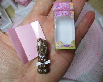 miniature chocolate easter bunny big ears 1/6 playscale rabbit blythe twinkles mui chan puki fee ruby red ellemeno latiyellow