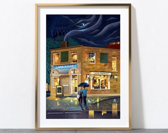 The Lamb and Flag, Leeds, Artwork Print, A4, A3, A2