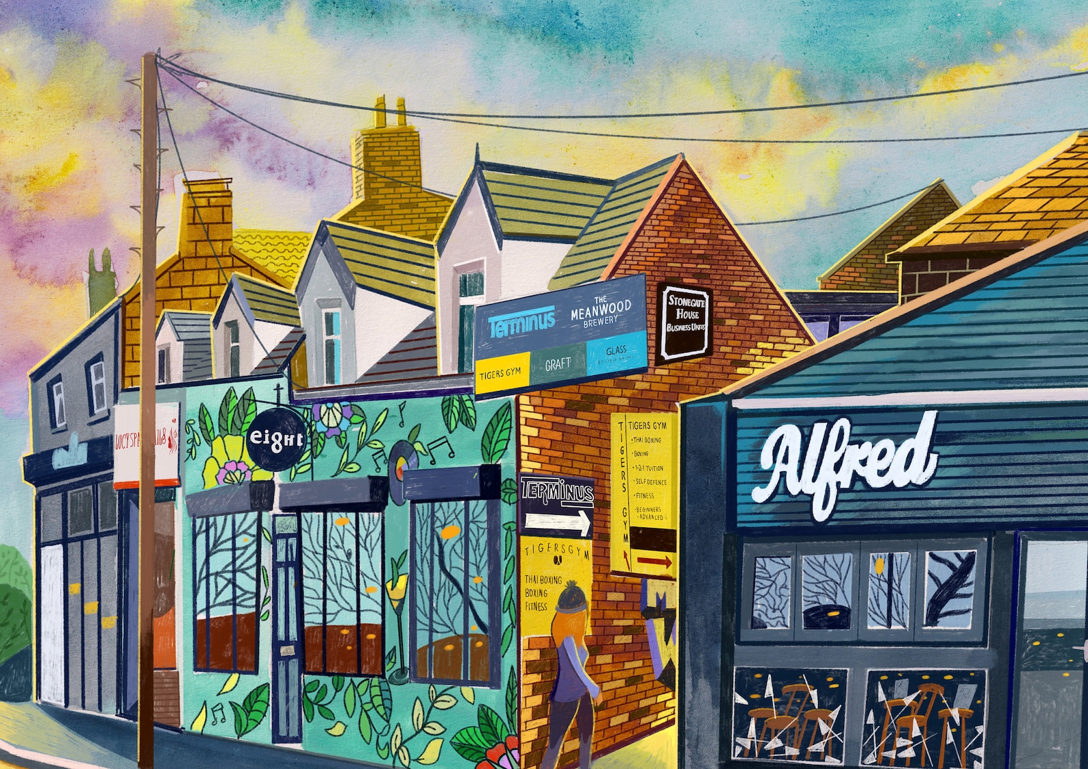 Leeds Meanwood Alfred Bar Stonegate Road Yorkshire Leeds Etsy UK
