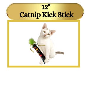 Catnip Kicker Stick Toy with Natural Catnip - Fun and Exciting for Your Feline Friend - Makes Your Cat Go Crazy