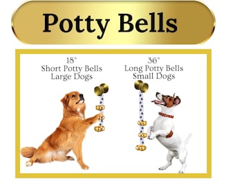 Paw Print Dog Training Bells