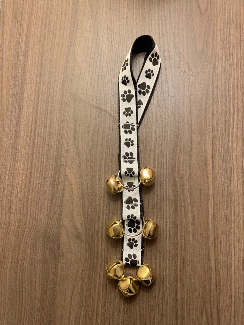 Potty Bells Dog Potty Training Dog Bells Dog Door Bell Paw Etsy
