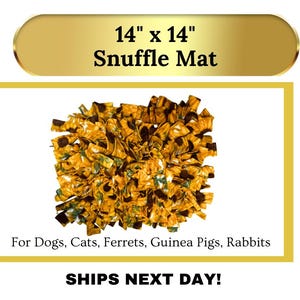 Interactive Pet Snuffle Mat: Slow Feeder & Training Puzzle for Dogs, Cats