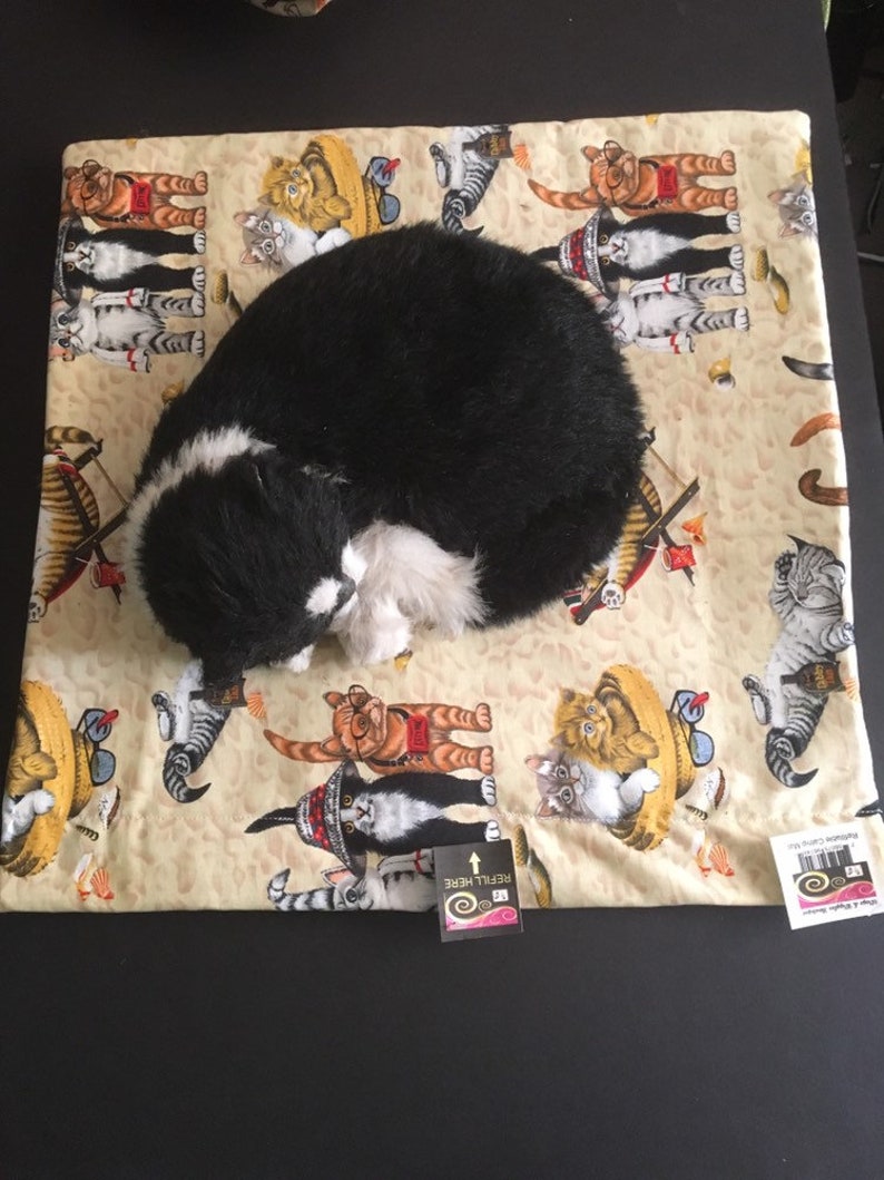 Best Seller Catnip Bed Handmade Cat Bed 17 X 17 Etsy