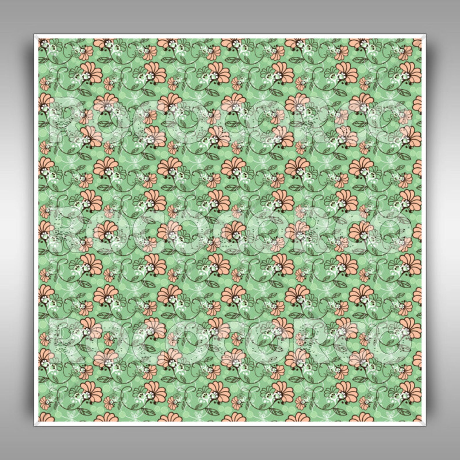 50 OFF SALE Digital Scrapbook Paper Pack Floral Fabric Etsy