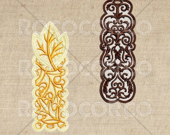 EMBROIDERY_-_Lace Bookmarks