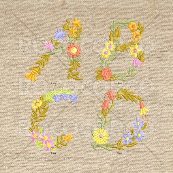 V_EMBROIDERY_ALPHABET -  Blomster_11