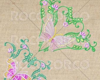EMBROIDERY_-_Dancing Butterfly Corners