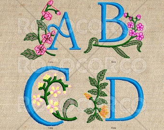V_EMBROIDERY_ALPHABET -  Blomster_6