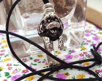 Poodle Necklace, Silver.