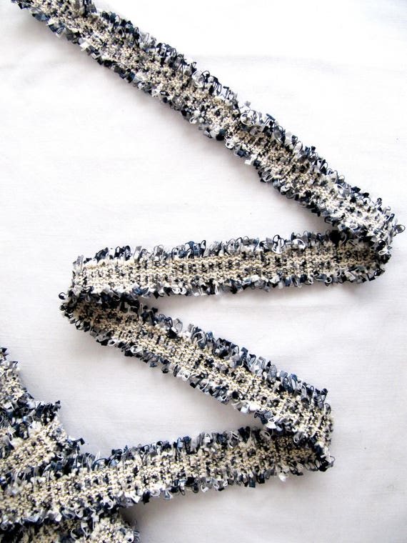 Gray Andora Trim LaceGray Chanel Trim Lace DIY Trim Lace Etsy