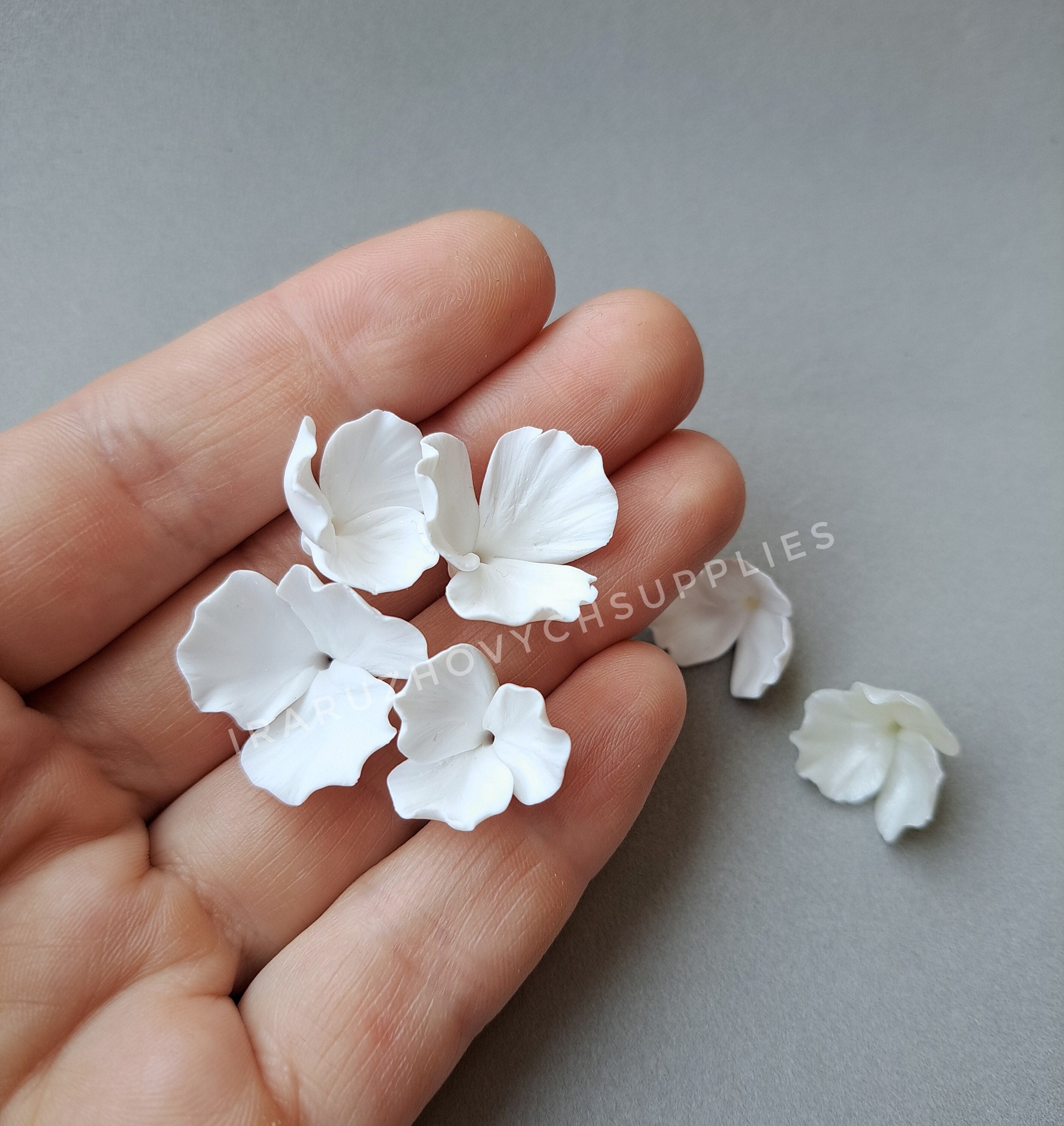 Creatology Flower Shaped Soft Clay Beads - Each