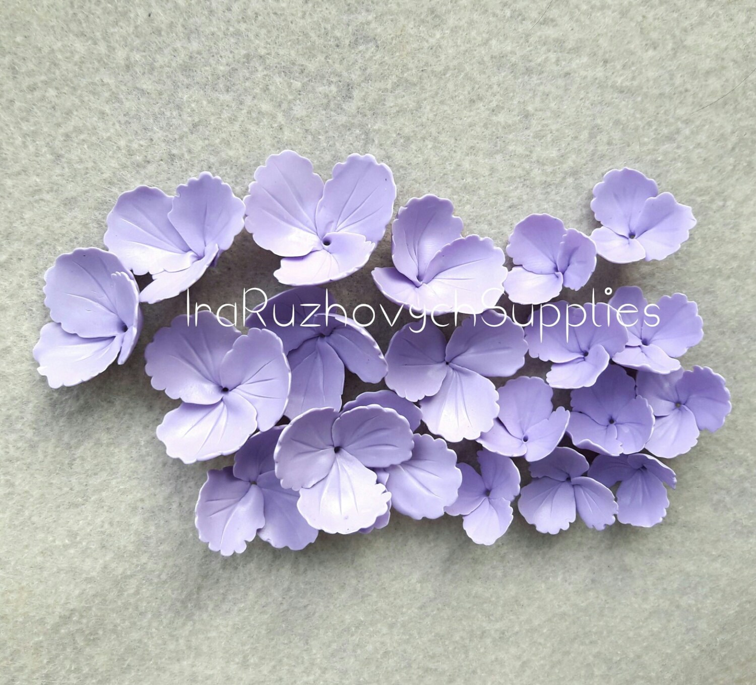 25 Pcs. Lily of the Valley, Polymer Clay Flowers, Polymer Clay Flower Bead  