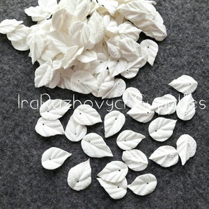 15-tlg. Blatt Perle aus Polymer Clay