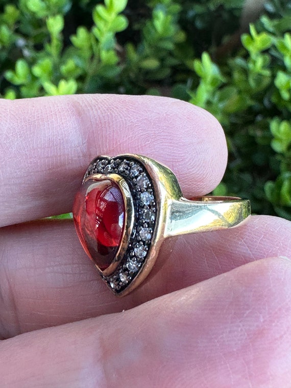 Ruby Red Heart Jackie Kennedy Ring by Camrose and… - image 10