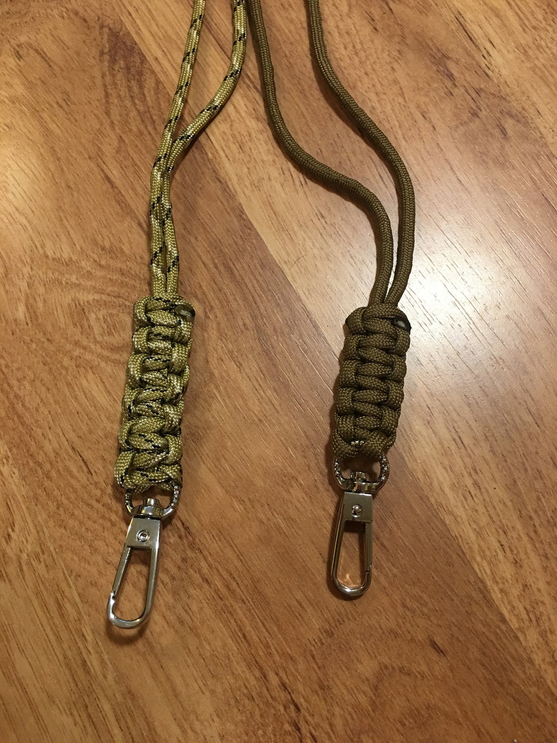 Handmade Paracord Lanyard ID Tag Holder ID Lanyard ID Badge Etsy