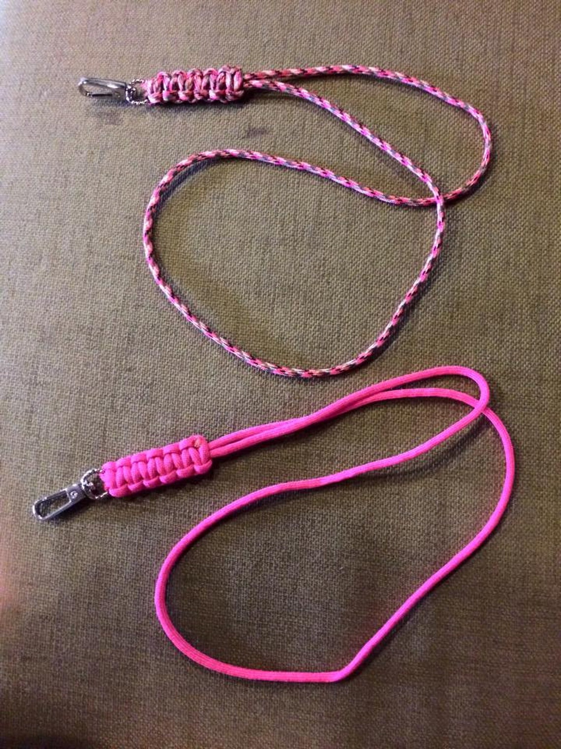 Handmade Paracord Lanyard ID Tag Holder ID Lanyard ID Badge Etsy