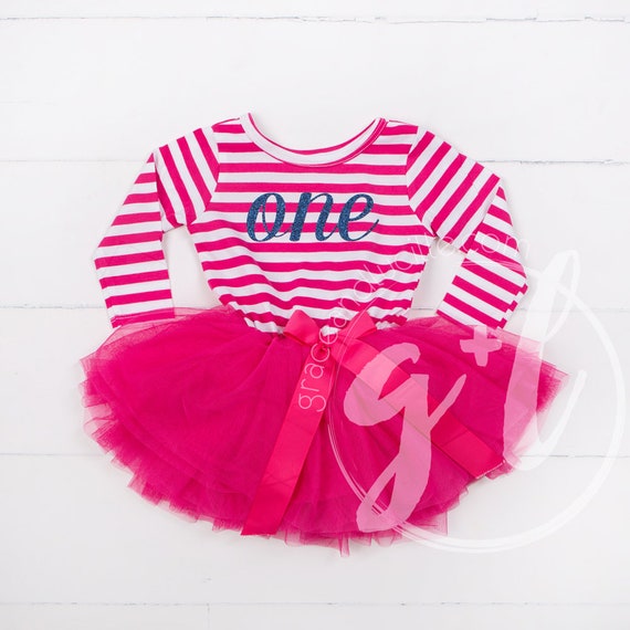 long sleeve first birthday dress