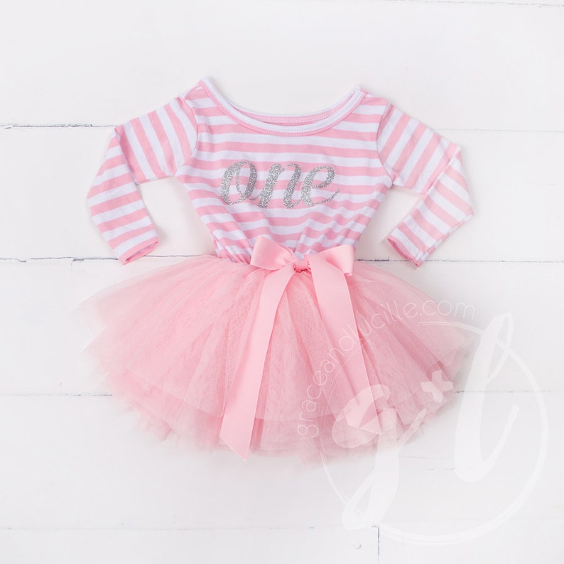 long sleeve first birthday dress