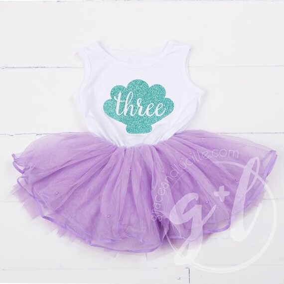 Mermaid 3rd top birthday outfit
