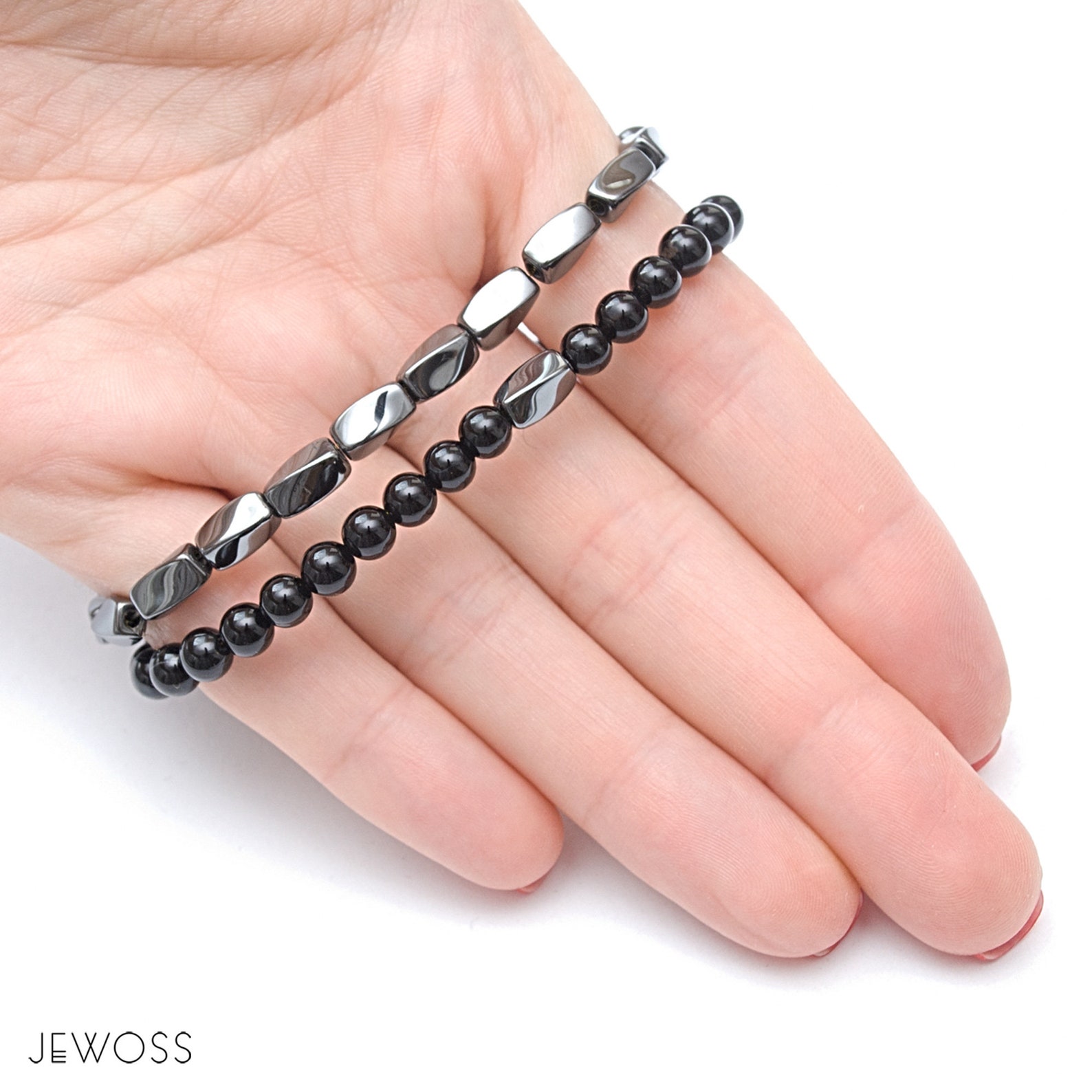 Black Bracelet for Men Protection Black Stone Jewelry Gift Etsy