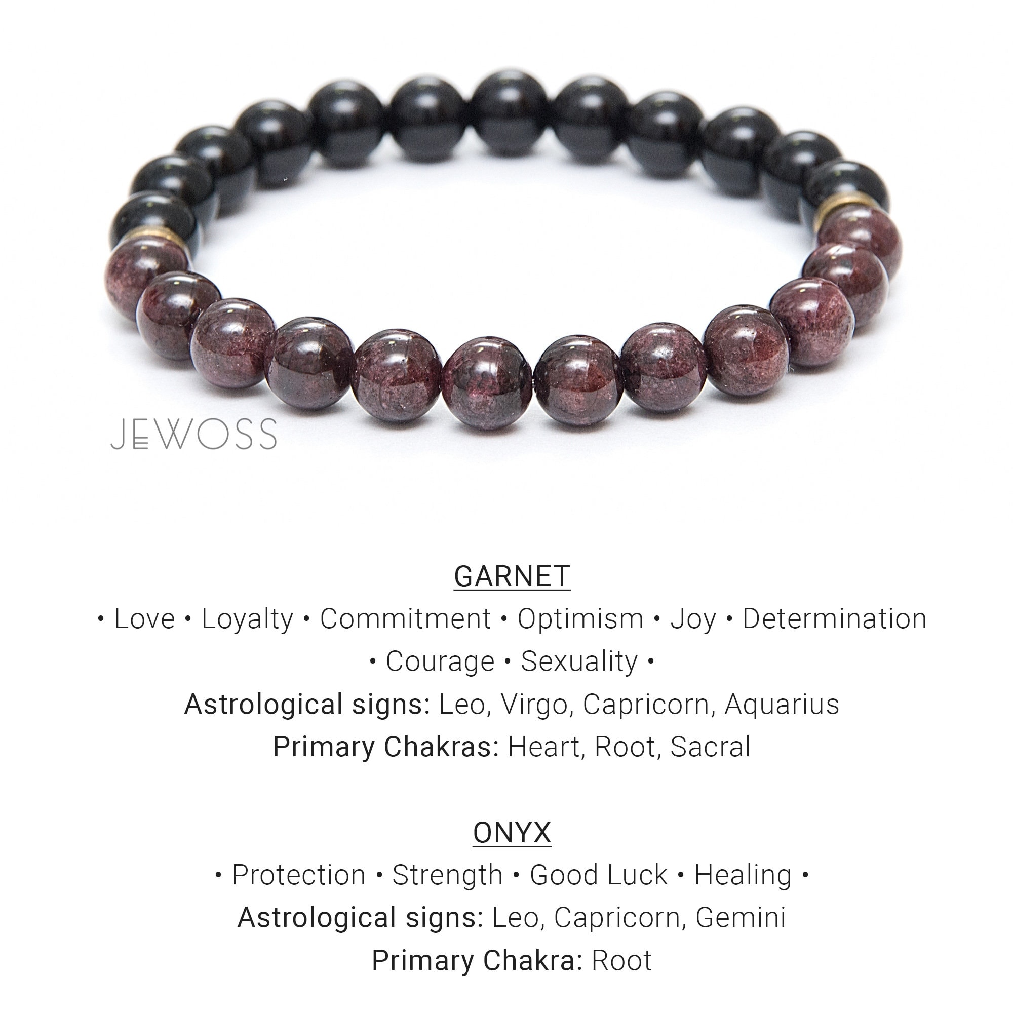 Pulsera De Moda Simple Para Parejas, Brazalete Hecho A Mano Con Piedras