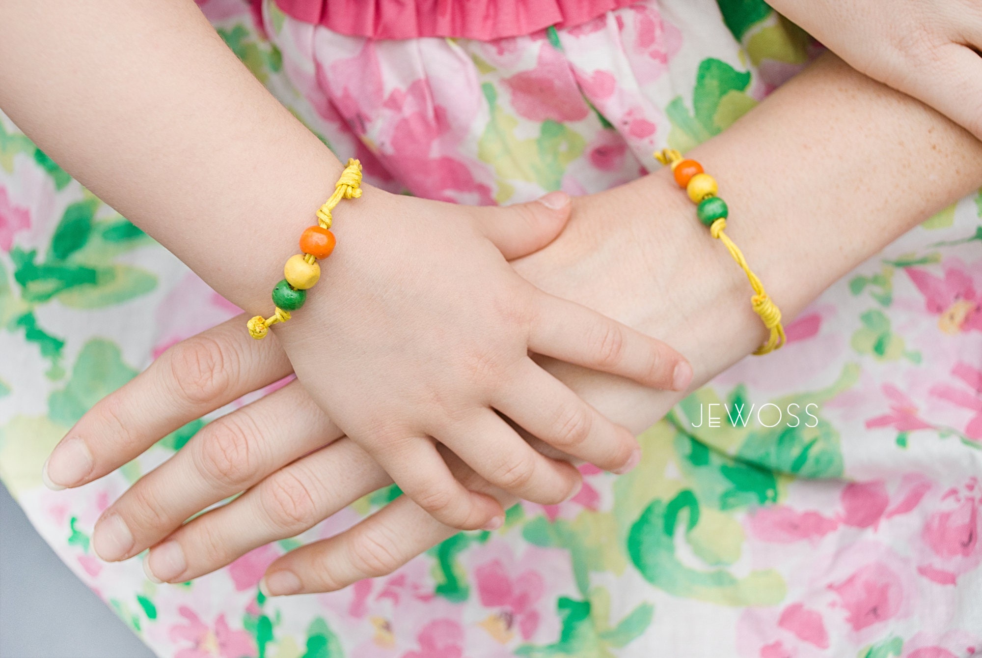 Mother daughter bracelets set Grey string bracelet Friendship Etsy