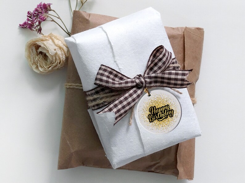 3 Ceramic Gift Tag/gift Accessory/happy Birthday/keepsake/421 Etsy