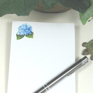 Hydrangea Notepad, Hydrangea, Notepad, Stationery, Personalized Notepad, Custom Notepads, Teacher Gift, Grab Bag Gift