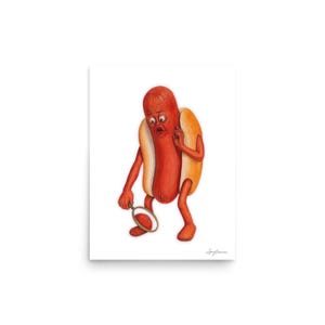 So Below — Self-Discovery Hot Dog Part Two — Enhanced Matte Art Print