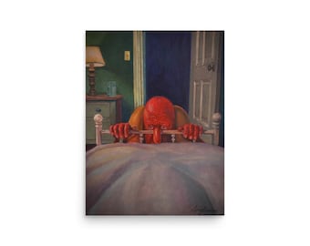 STAMPA SU CARTA: Haunt Dog — Dark Hot Dog Art — Stampa artistica opaca migliorata