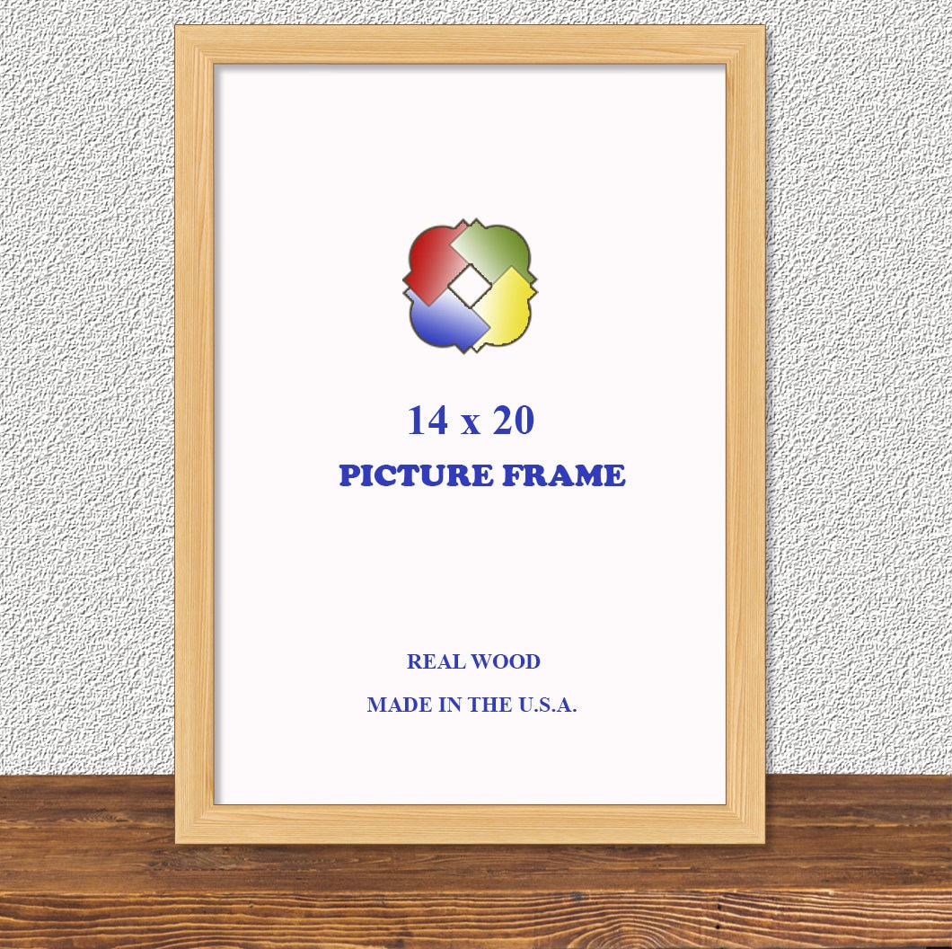14x20 Frame Picture Frame 14x20 Unfinished Wood Frame 14x20 - Etsy