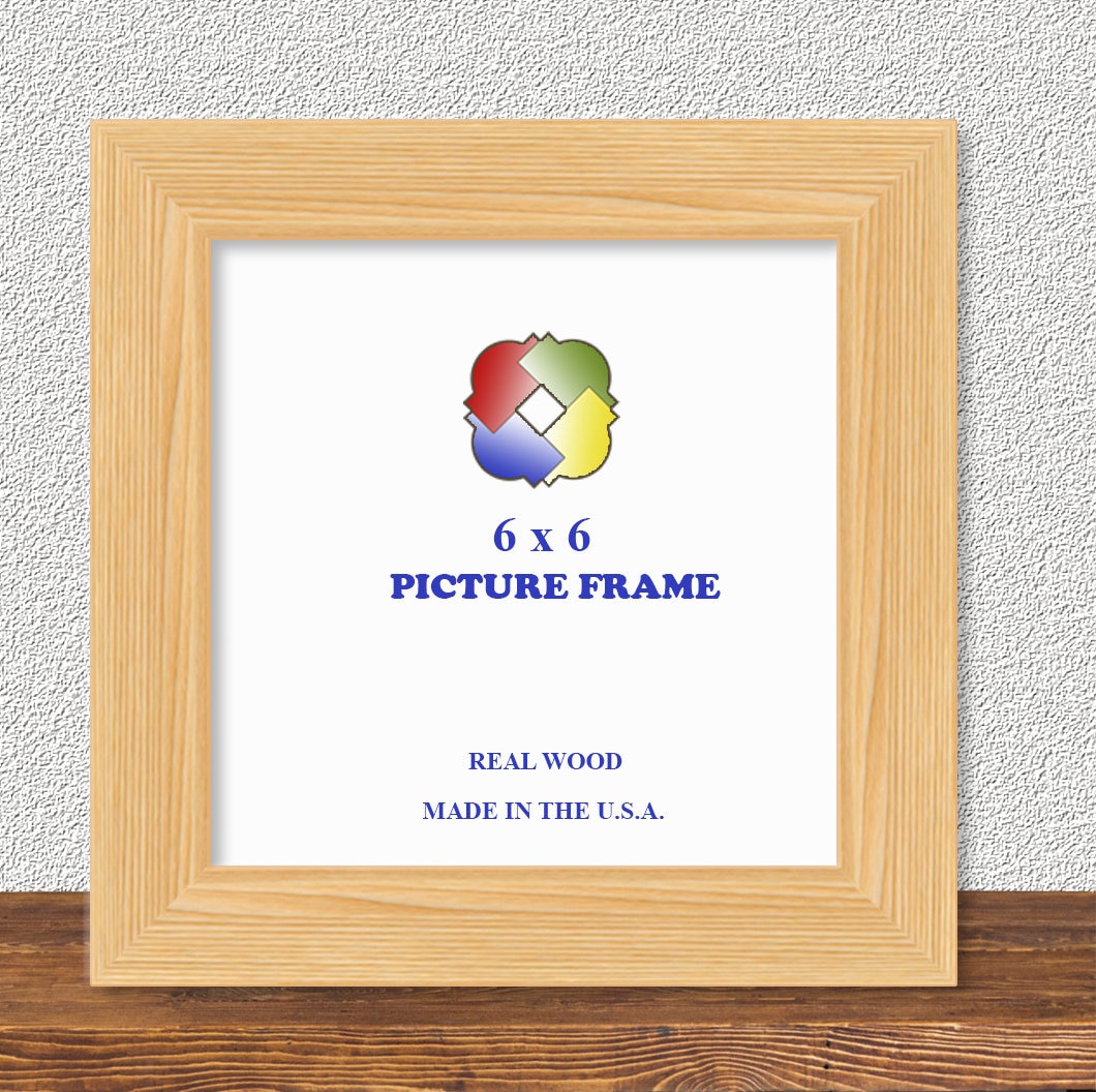 SALE 6x6 Frame Picture Frame 6x6 Unfinished Wood Frame 6x6 -  New  Zealand
