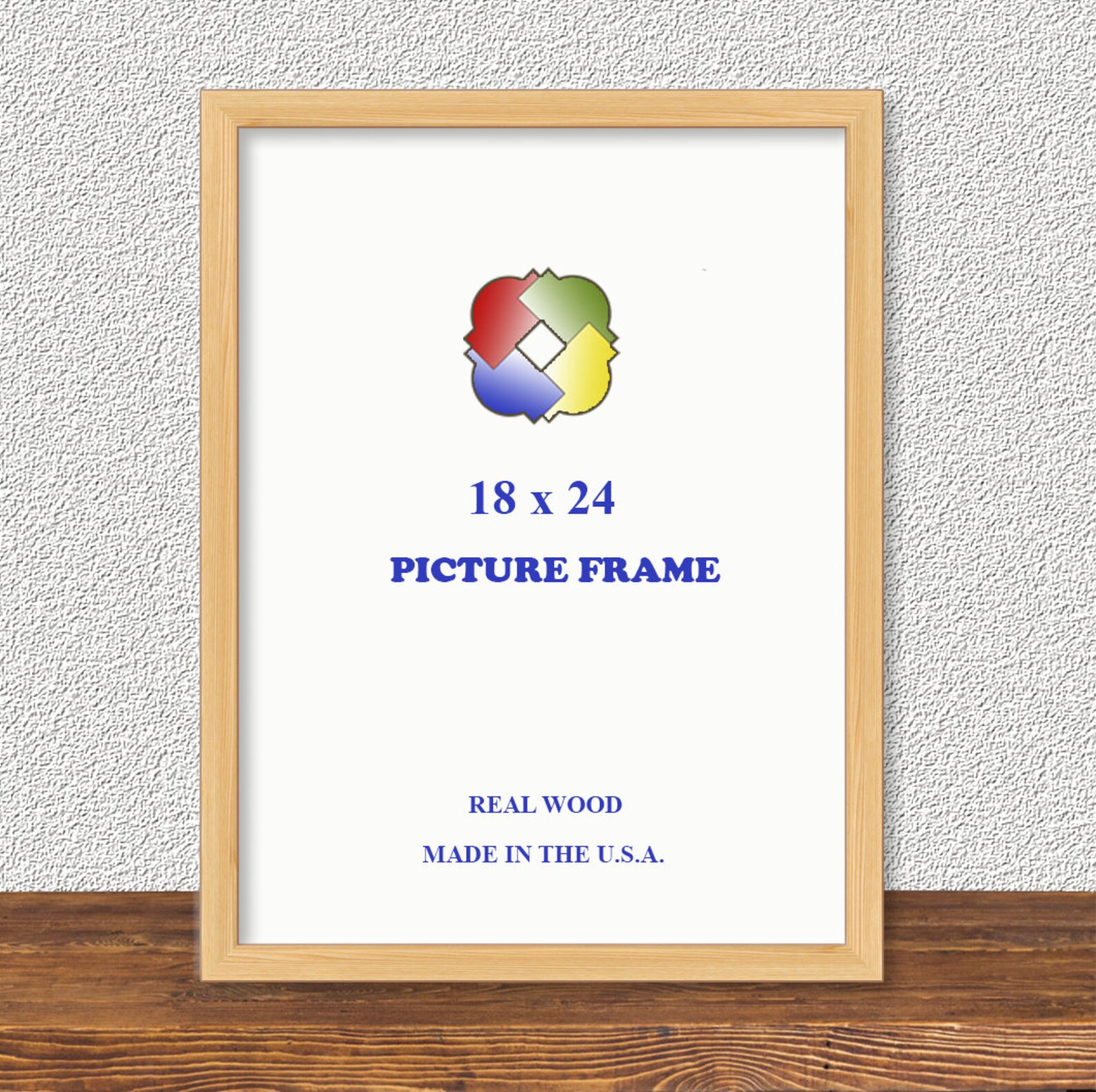 18x24 Frame Picture Frame 18x24 Unfinished Wood Frame 18x24 Etsy