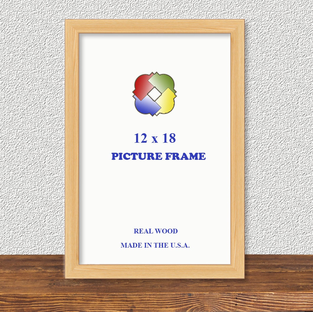 SALE 12x18 Frame Picture Frame 12x18 Unfinished Wood Frame Etsy