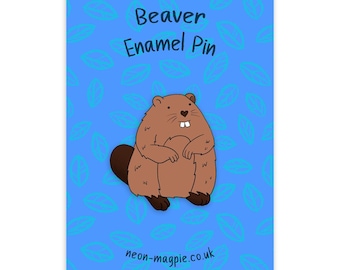 Beaver Enamel Pin